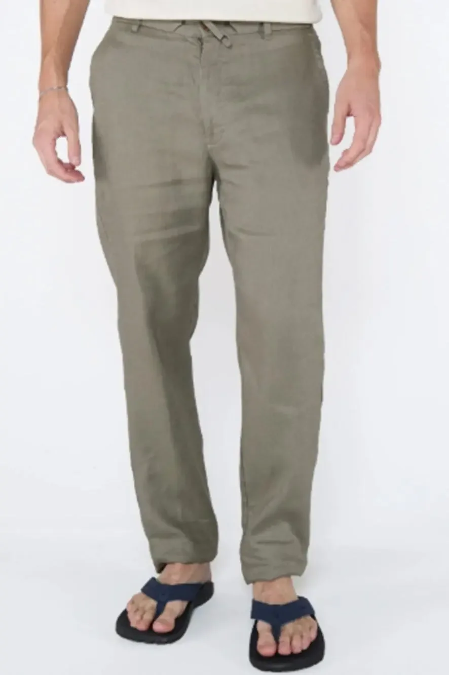 Westport Black Men's Gray Southport Linen Pants sz 2XB NEW